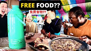 CHINESE RESTAURANT GAVE ME FREE FOOD IN CHINA'S INNER MONGOLIA!! BLACK IN CHINA