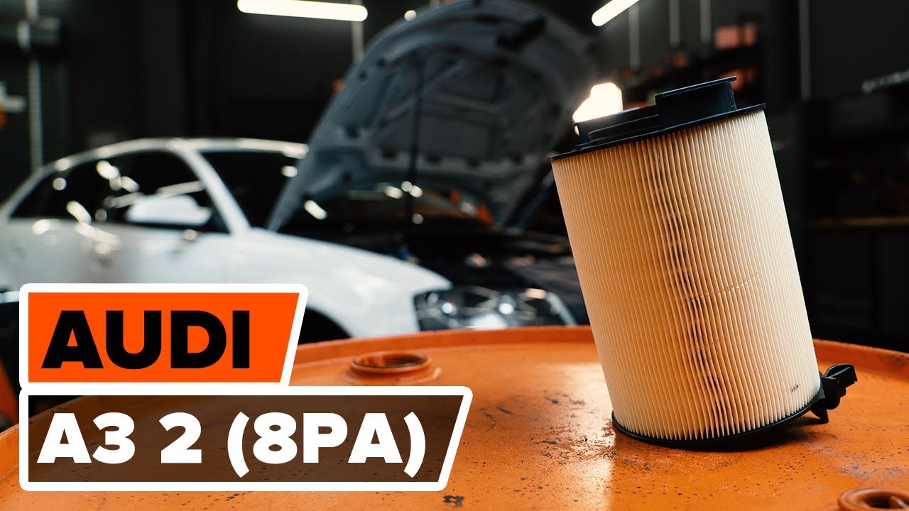 Cómo cambiar los filtro de aire en AUDI A3 2 (8PA) [VÍDEO TUTORIAL DE