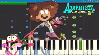 Video thumbnail of "AMPHIBIA Intro Theme Song - Piano Tutorial"
