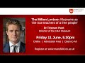 The 2021 Milton Lecture: Museums as "the true teachers of a free people"