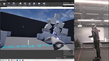 OptiTrack mo-cap in UE4 w/ Oculus Quest VR and Arduino haptic feedback controller tech demo