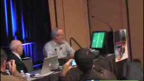 Ralph Baer and Al Alcorn play Pong on a Brown Box