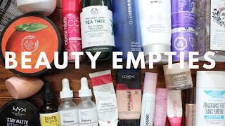JULY 2020 MAKEUP EMPTIES | Three Month No buy Empties: makeup, hair care, and skin care