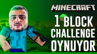 CYBER MINECRAFT 1 BLOCK CHALLENGE OYNUYOR! | CyberRulzTv