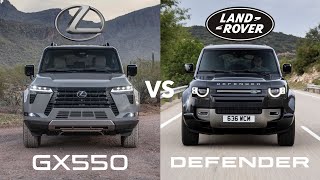 2024 Lexus GX550 vs Land Rover Defender - Luxury Off-Roaders Compared
