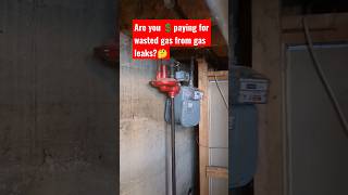 ?Are you paying for wasted gas ? 4 gas leaks on 1 homeplumbing shortvideoshortsyoutubeshorts