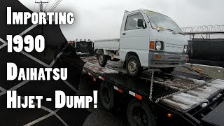 Buying and Importing a 1990 Daihatsu Hijet 4X4 Dump Kei Truck