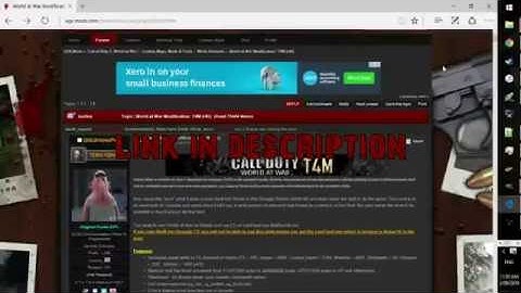 How To Install T4M For WaW PC