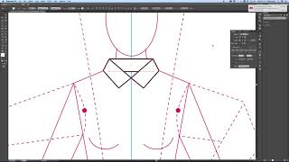 Illustrator Drawing a Shirt Collar