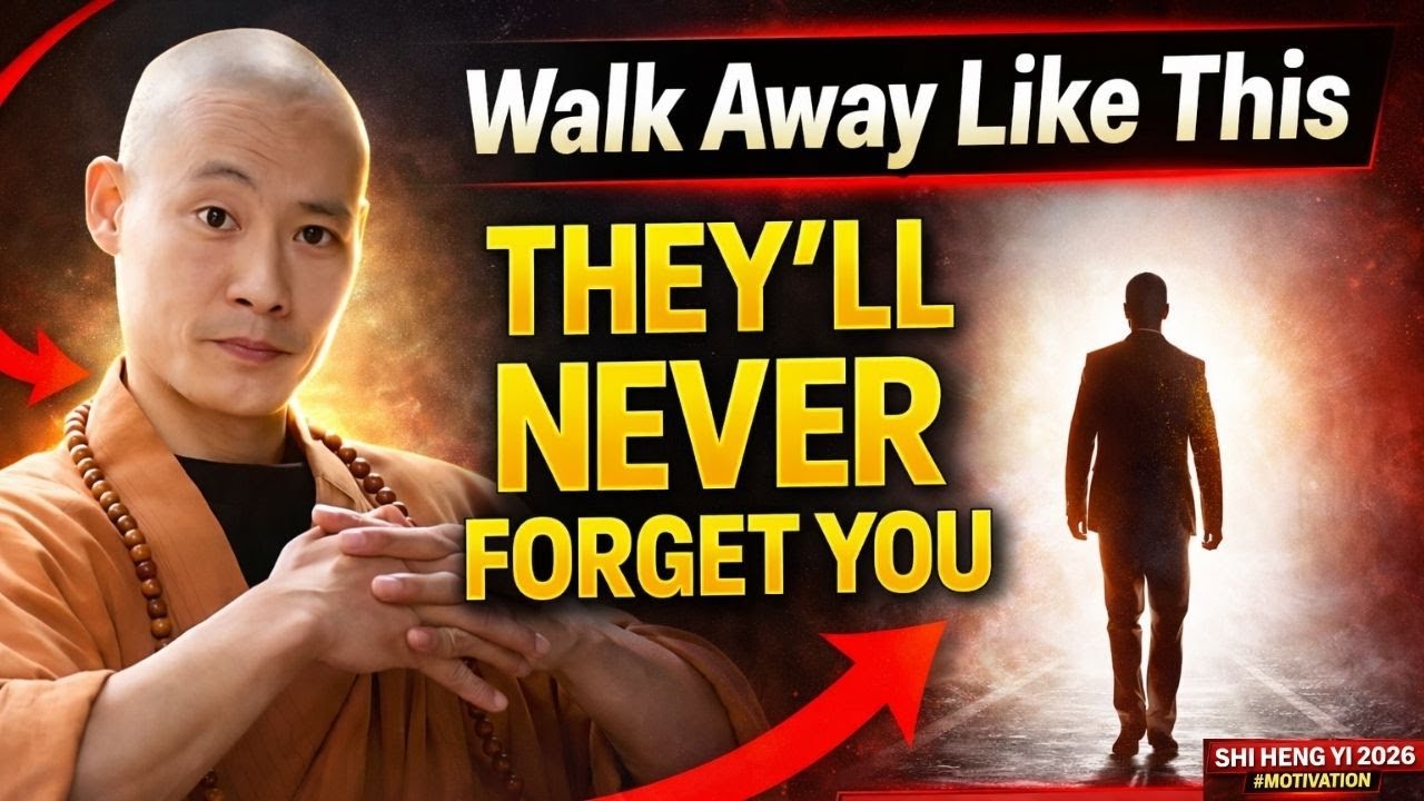 “Walk Away Like This and They’ll Never Forget You | Shi Heng Yi 2026 #motivation.