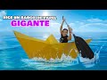 HICE UN BARCO DE PAPEL GIGANTE | AnaNana TOYS