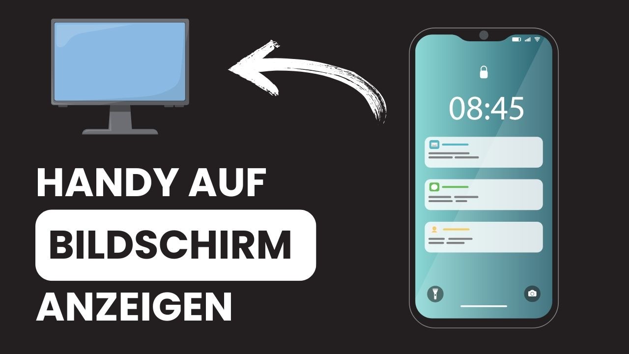 Handy Bildschirm auf PC übertragen & fernsteuern (Einfache Anleitung