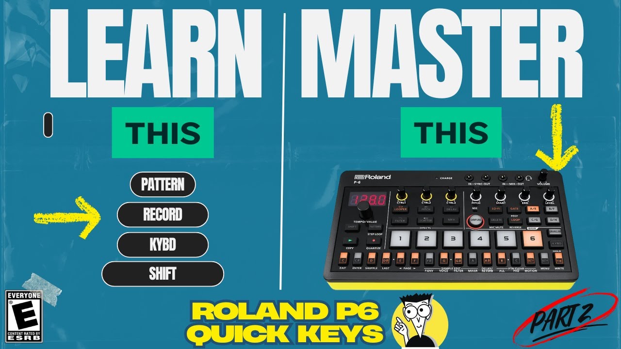 Roland P6 SHORTCUTS and COMBOS Nobody Tells You Pt. 2