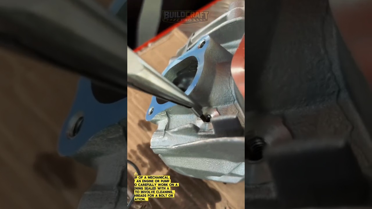Thread Repair Trick You Must Know! Fix Stripped Holes Fast #DIY #Mechanic #Tools