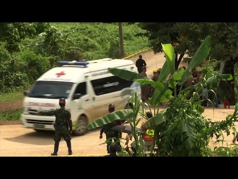 Raw: 9th Rescue Reported From Cave In Thailand