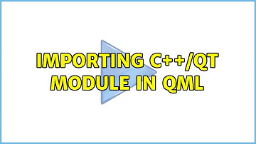 Ubuntu: importing C++/Qt module in QML