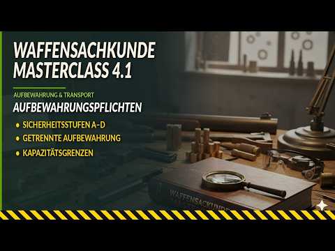 Waffenschrank-Pflicht Paragraph 36 WaffG (S04E01)