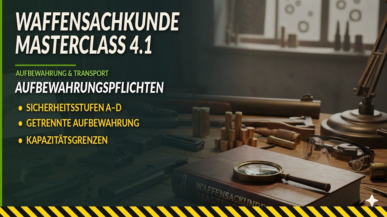 Waffenschrank-Pflicht Paragraph 36 WaffG (S04E01)