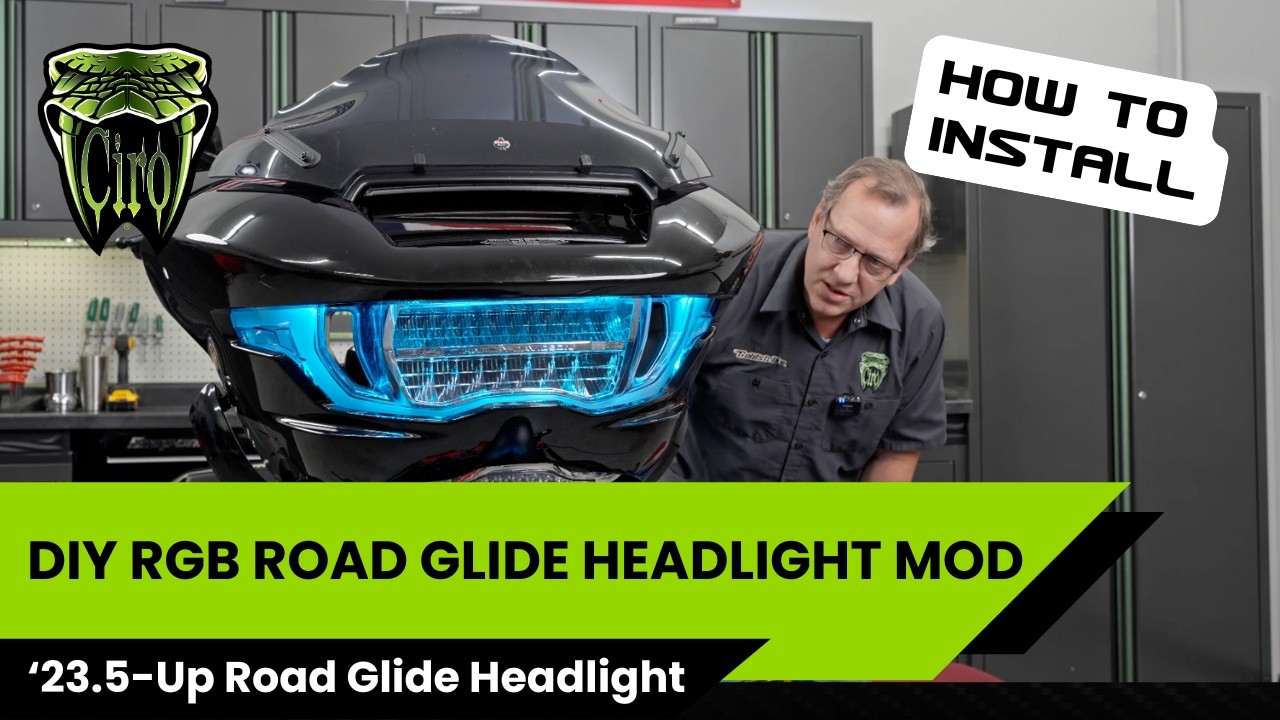 Skyline Road Glide Headlight Mod | Shock & Awe EVOLVED | '23.5-up Road Glide Headlight | Ciro