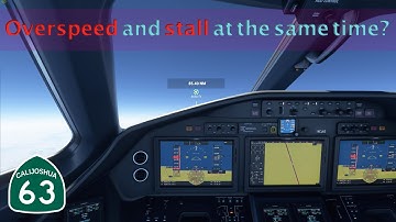 Microsoft Flight Simulator 2020 - Overspeed and Stall at the same time????