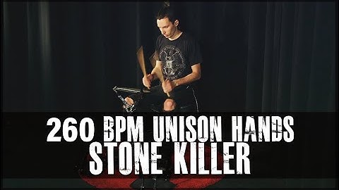 260 BPM Unison Hands One Foot Blast Beat Stone Killer Exercise - James Payne