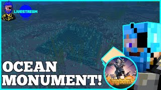Ocean Monument! - Let's Play Minecraft Kingdoms Episode 15