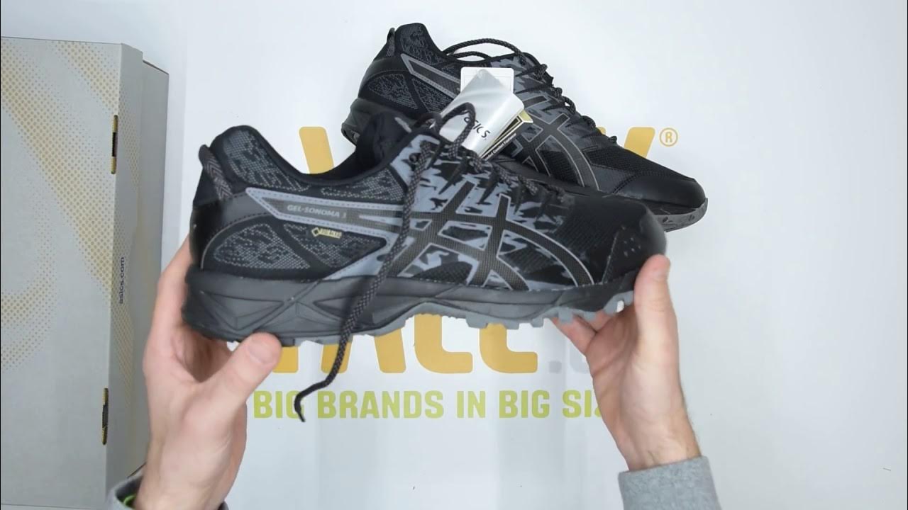 Necesito frotis cómo utilizar ASICS Gel-Sonoma 3 GORE-TEX - Black - Unboxing | Walktall - YouTube