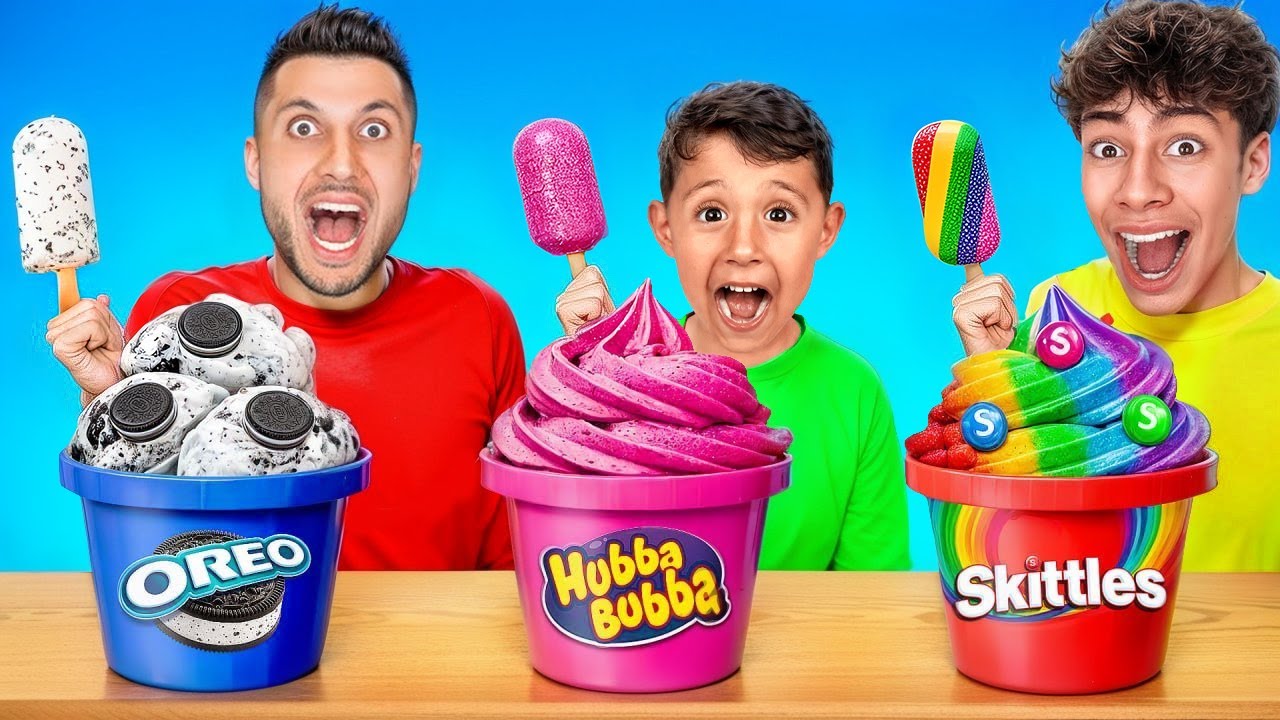 CRAZY FOOD CHALLENGES with the KIDS! | The Royalty Family