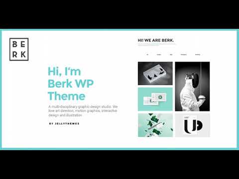Berk - Minimal Portfolio WordPress Theme | Themeforest Website Templates and Themes