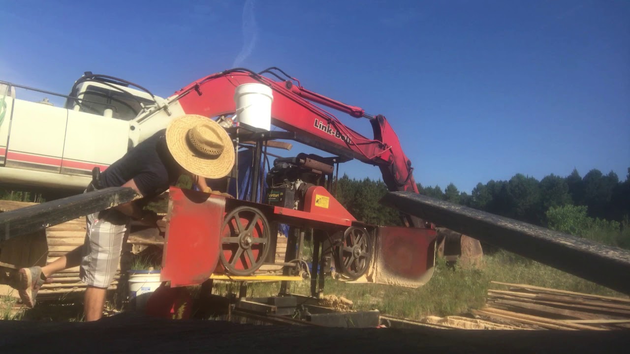 Putting a New Blade on the Sawmill (TimberKing 1220) YouTube
