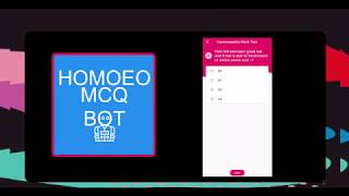 Homoeo MCQ Bot application from "Homoeo Apps World".Homoeopathy Learning App,Unlimited mock test screenshot 1