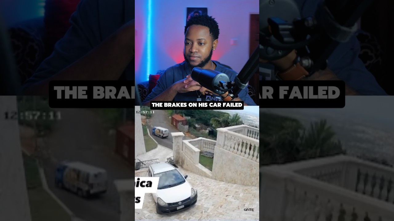 The Brakes On His Car Failed 🤯