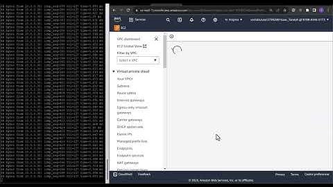 07 Testing ICMP communication between Private Instance and Test Instance