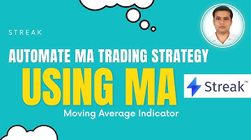 How to automate moving average chart in zerodha using streak | Zerodha chart to backtest  #streak