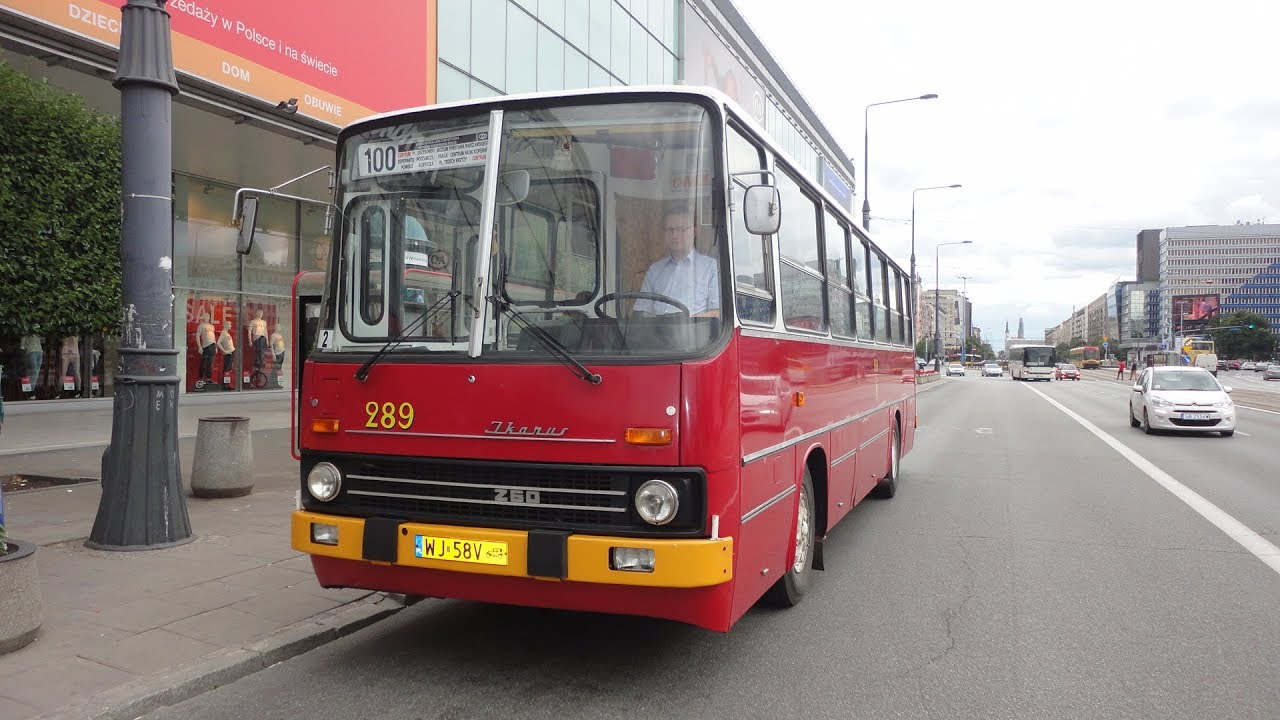 Ikarusem przez Warszawę - linia 100