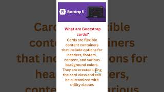bootstrap | What are Bootstrap cards