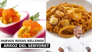 ARROZ del Senyoret  HUEVOS rosas RELLENOS // Cocina Abierta de Karlos Arguiñano