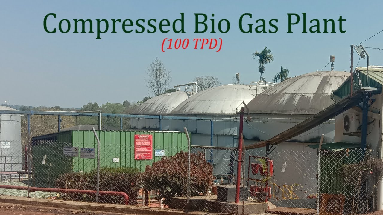 Compressed Biogas Plant 100 Tpd Capacity Youtube