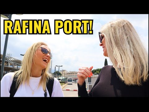 ATHENS VLOG: DAY TRIP TO RAFINA! | GREECE MAINLAND || LIVING IN GREECE