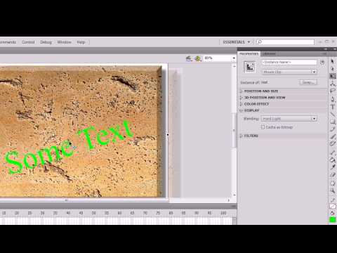Flash Professional CS4 Basics Tutorial(24 Blends and Filters)
