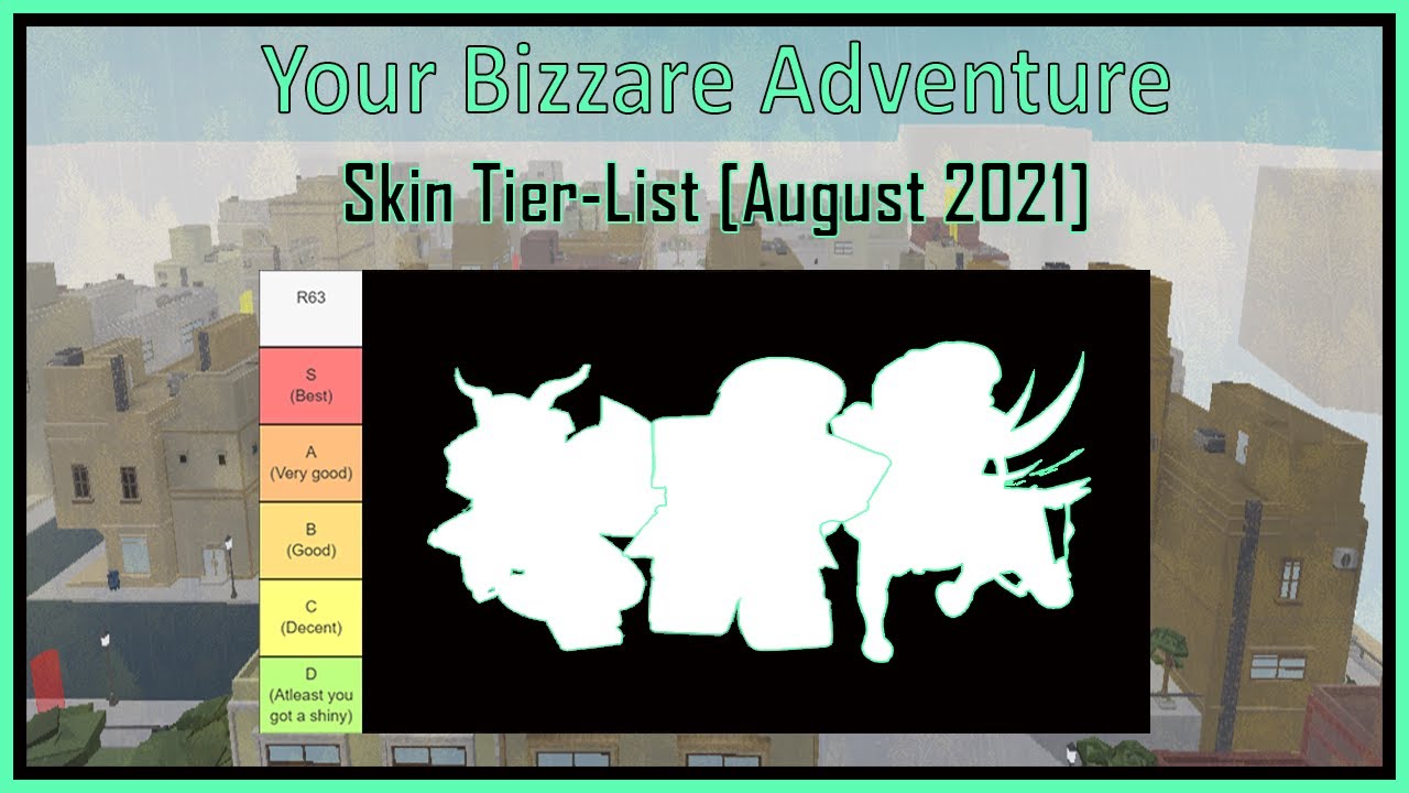 YBA Skin tier list, Best Skins in Your Bizarre Adventure - News