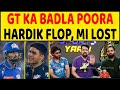 Mi vs gt  last over thriller gujarat   pandya   mumbai   