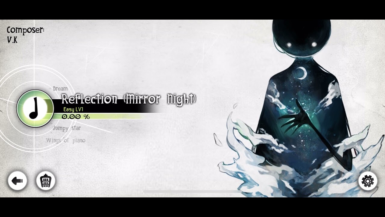 【初投稿】【DEEMO】プレイ動画01【Dream・Reflection(mirror night)】難易度Easy - YouTube