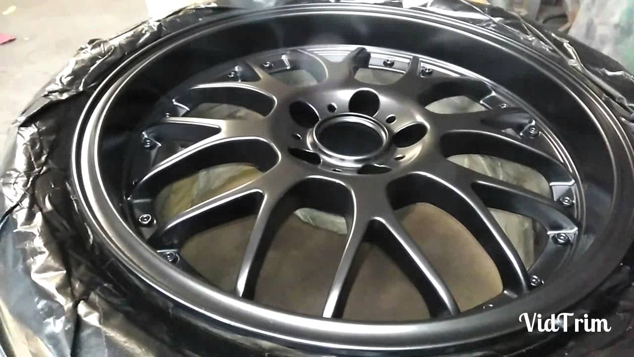 Black Shadow Chrome Wheel Painting Mitsubishi Evo 7 YouTube Black Shadow Chrome Wheel Painting Mitsubishi Evo 7 YouTube