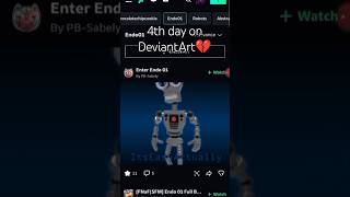 4th day on DeviantArt💔🥀 #deviantart #fnaf #fivenightsatfreddys #endo01  #shorts #fyp