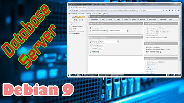 Install Dan Konfigurasi Database Server Pada Debian 9