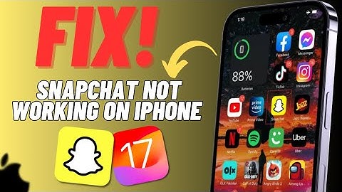 How To Fix Snapchat App Not Working Issue on iPhone