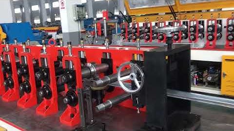 Omega profile roll forming machine | roll forming machine