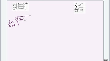AP Calculus BC:  Ratio and Root Tests