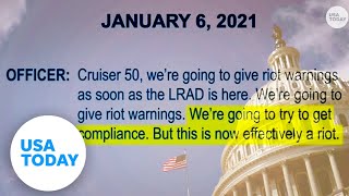 Capitol riots audio : "We've lost the line!" | USA TODAY